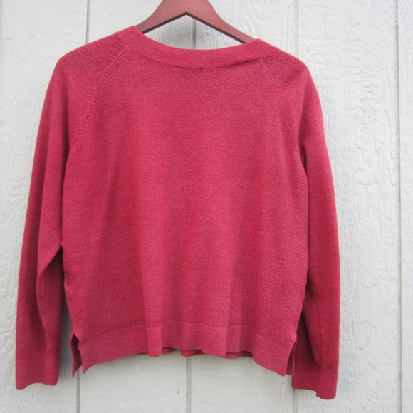 Pendleton Sweater Womens XL Red V-Neck Long Sleeve Soft Comfy‎ warm Winter - Picture 3 of 13